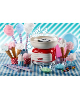Aparat pentru vata de zahar, rosu, Party Time - ARIETE